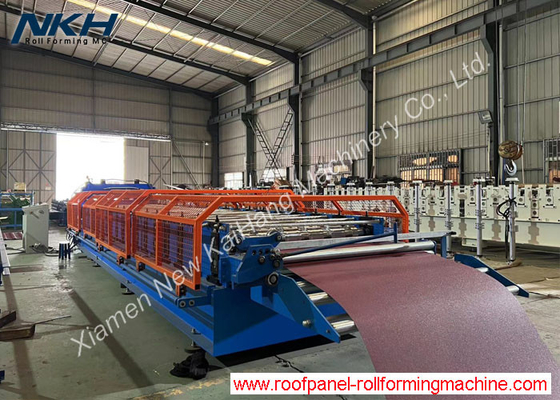 YX22-211-1105 Metal Roof Tile Roll Forming Machine servo motor driving