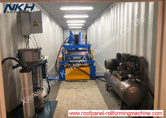 40 FT Container Portable Standing Seam Machine For Rapid Roofing System