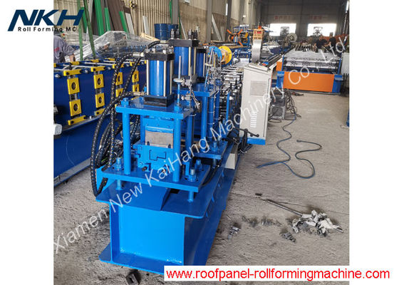 Mua Tấm thép mạ kẽm Màn trập lăn Khung cửa Máy tạo hình cuộn tự động, Điều khiển hệ thống khung cửa online manufacture