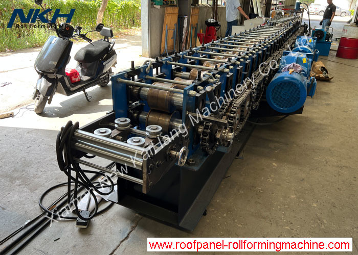 Fully Automatic Strut Bracket Channel Rolling Machine , Unistrut Channel Making Machine