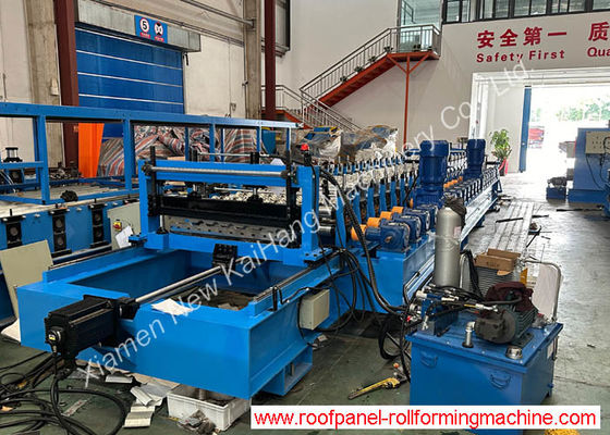 YX22-143.5-1004.5 Roof Panel Roll Forming Machine with Stacking Machine Metal Roll Forming Machine nâng cấp mái nhà của bạn với Máy tạo cuộn tốc độ cao hiệu suất cao