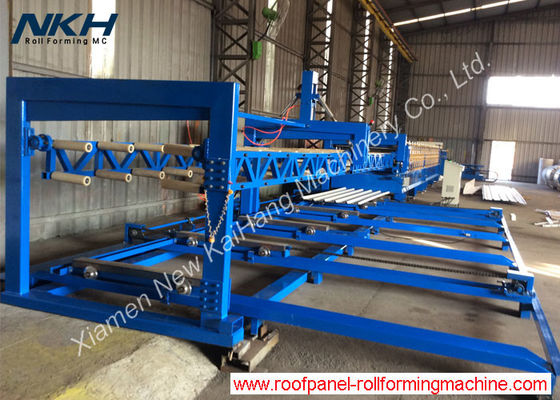 Thiết bị phụ trợ màu xanh chạy ra Stacker cho máy tạo hình tấm hai lớp
