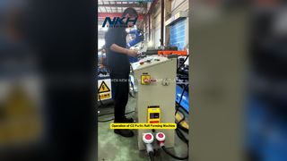 Vận hành máy tạo hình cuộn xà gồ CZ