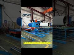 Máy tháo cuộn thủy lực hai đầu 5 tấn với xe tải
